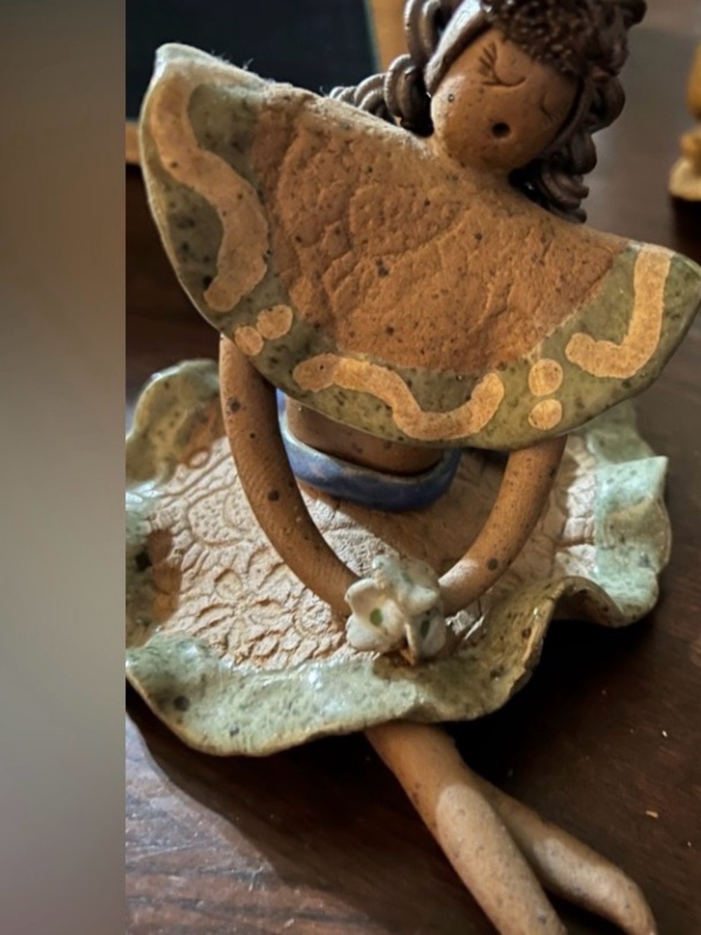 SCULPTURE ART - Unsigned Beautiful Dancer w details. Estate Sale Item.